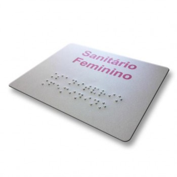 Placa de Identificação com Braille